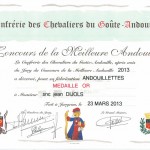 CHAMPION DE FRANCE de l’andouillette et de l’andouille cuite à Jargeau